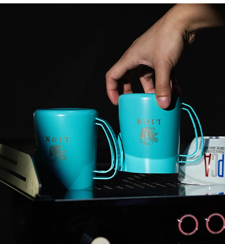 Pichet moussant en acier inoxydable pour machine à expresso