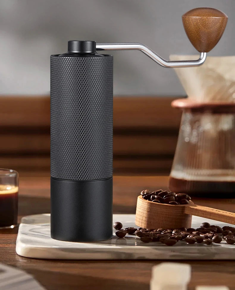 Moulin à Café Manuel avec Meule Conique en Acier Inoxydable, Broyeur Portable de Qualité