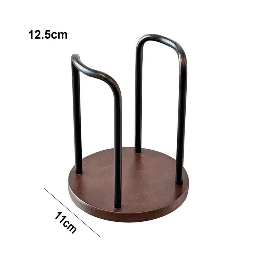 Distributeur de gobelets jetables en bois pour eau et thé, support de rangement