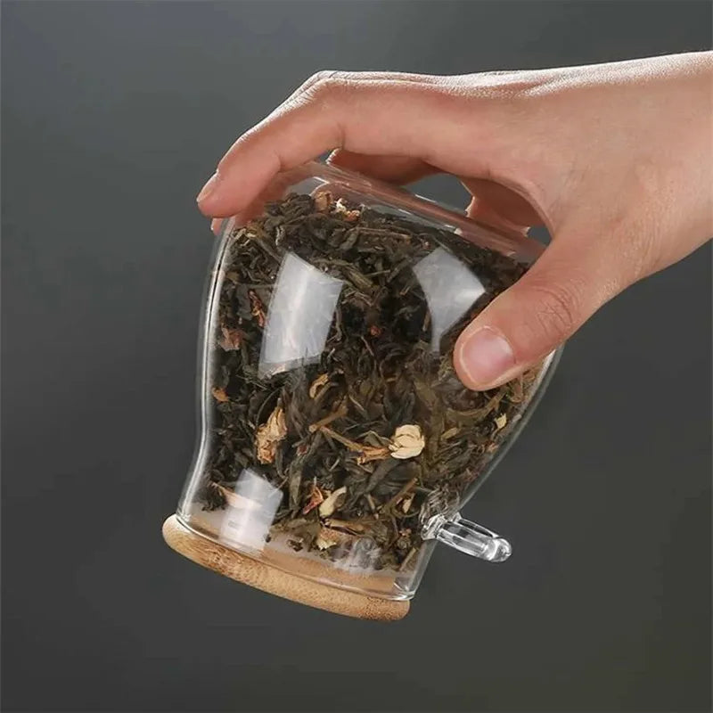 Bocaux alimentaires hermétiques Récipients de cuisine en verre avec couvercle Scellé Café