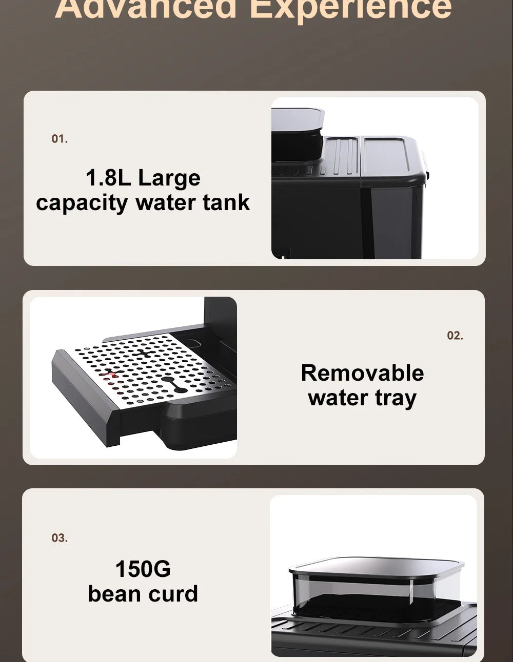 3-in-1 Semi-Automatic Espresso Machine with Built-in Grinder & Milk Frother | Cold Brew Function | 20Bar Pump for Home Barista