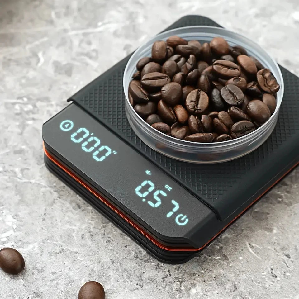 Mini balance de cuisine portable numérique rechargeable de haute précision avec écran LED