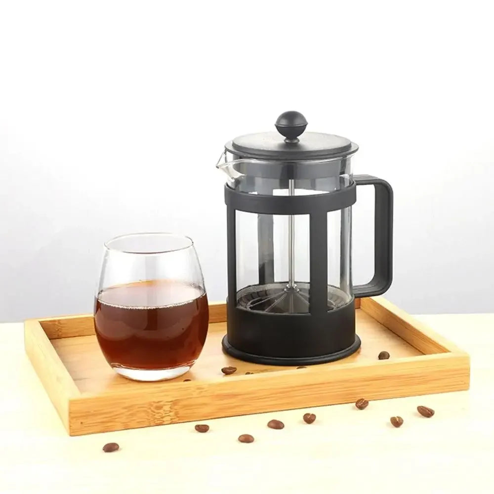 Thickened Borosilicate Glass Tea Maker French Press Brewing Kettle Coffee Pot