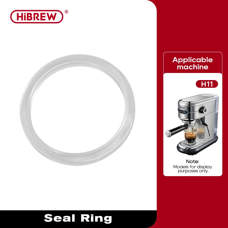 HiBREW 2PCS Silicone Brew Head Gasket O-Ring Seal Rings Professional Part for HiBREW Coffee Machine H10A H10B H13 H7A H10 PLUS