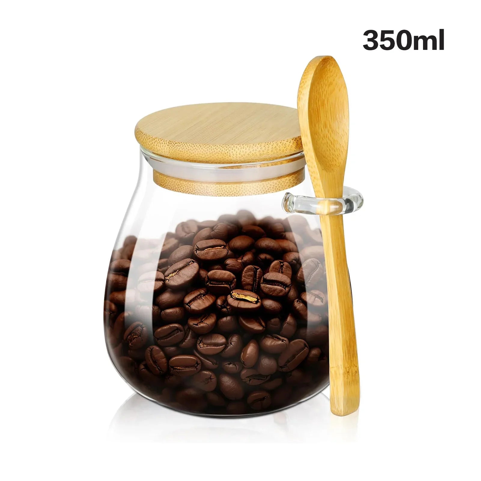 Bocaux alimentaires hermétiques Récipients de cuisine en verre avec couvercle Scellé Café