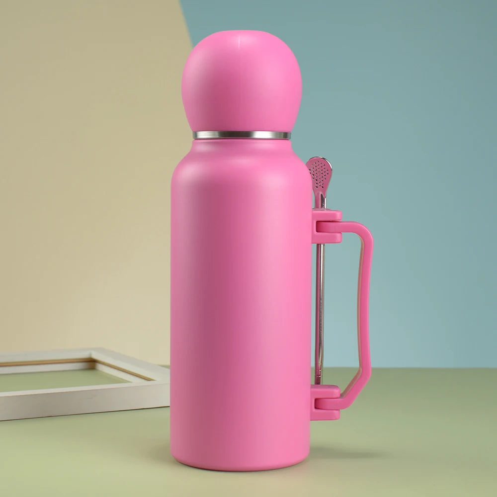 Bouteille isotherme de 1300 ml pour Yerba Maté, Tasse isotherme double paroi pour Yerba Maté