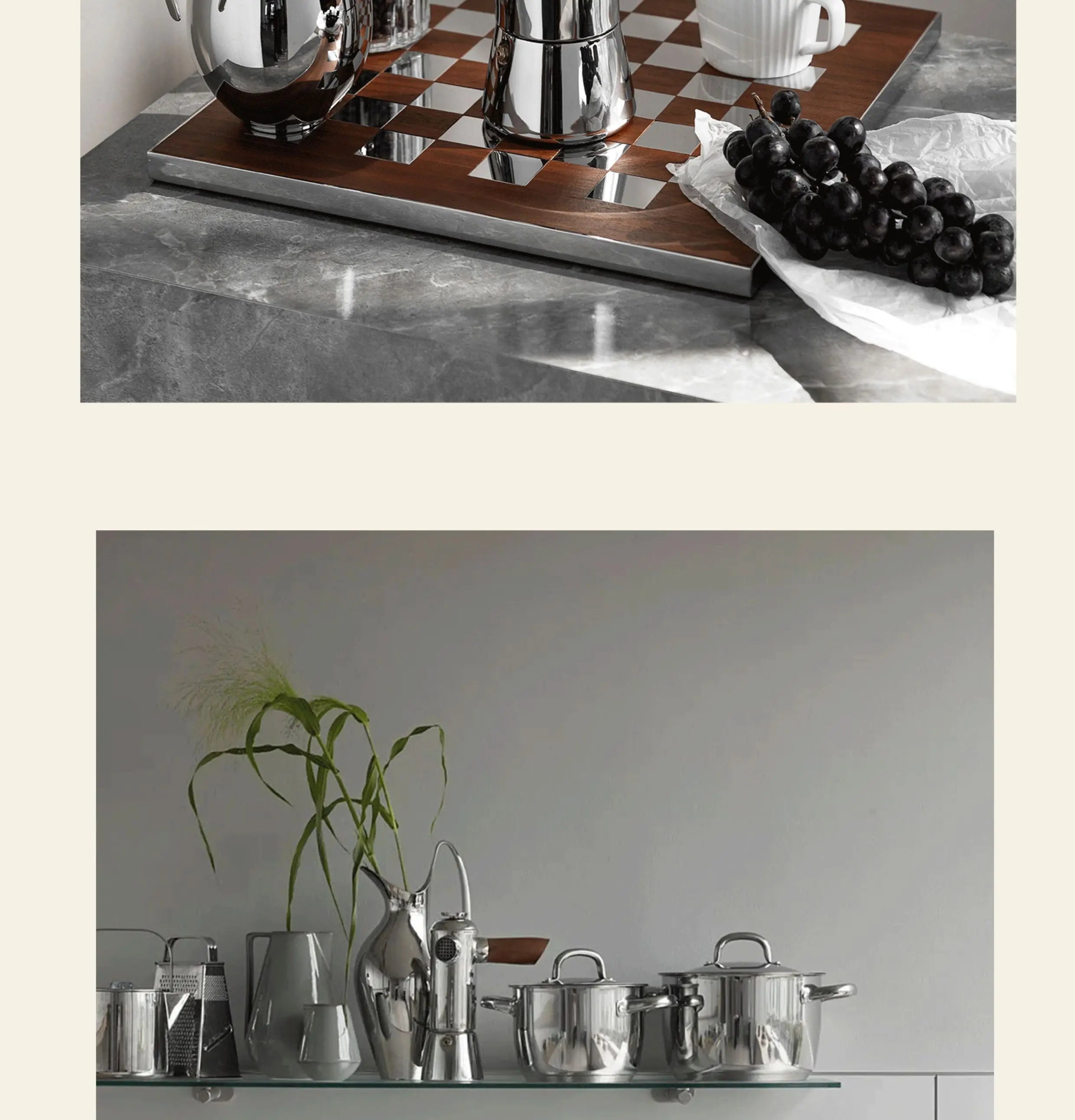 Appareils électroménagers de luxe léger : Cafetière expresso domestique européenne en acier inoxydable