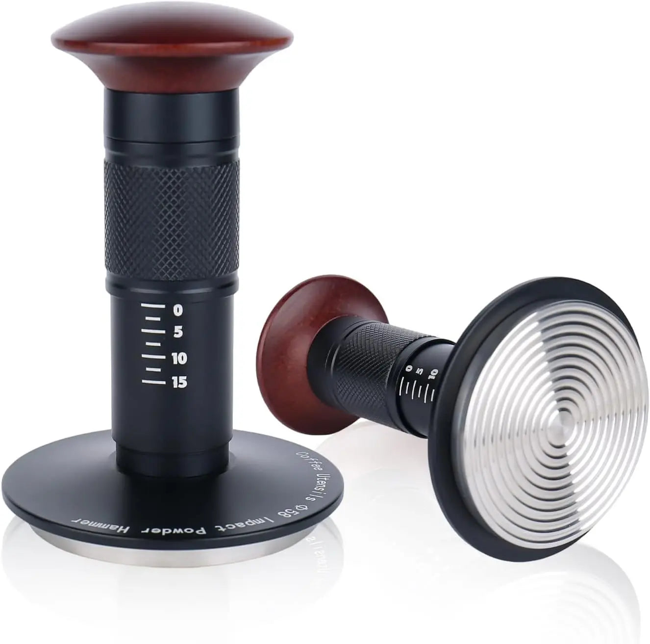 Coffee Tamper Impact 4 Spring Constant Pressure 30lb 51mm 53mm 58mm For Breville Espresso Accessory Barista Tool 304 Stainless