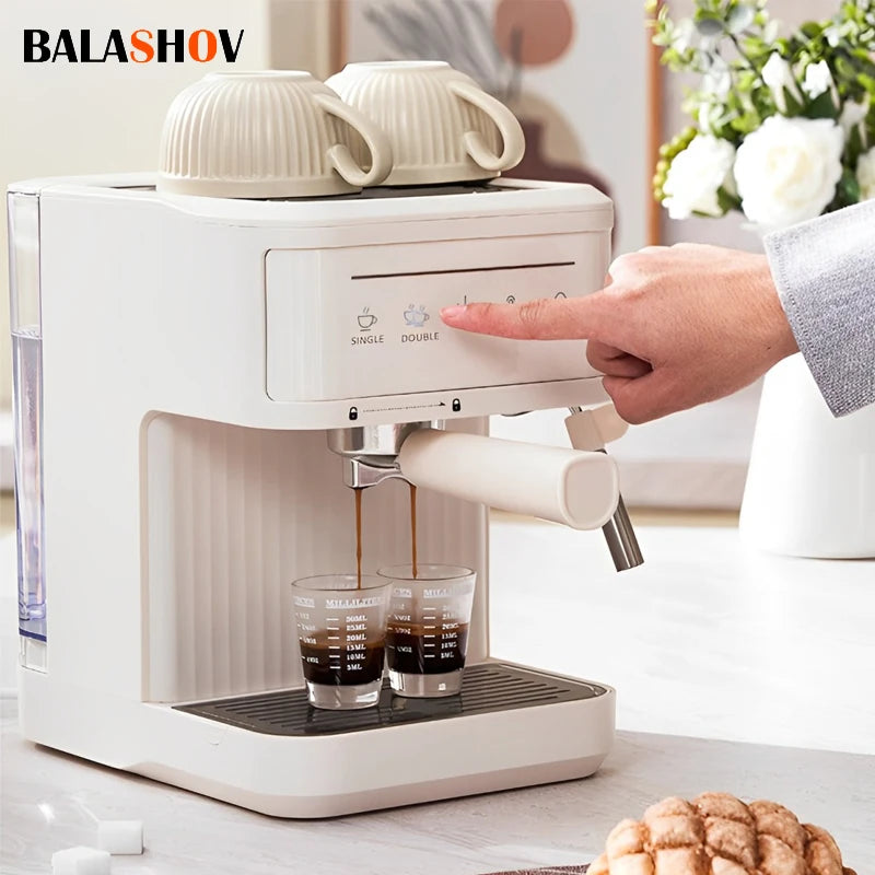 Machine à café électrique italienne 20 bars, machine à expresso professionnelle