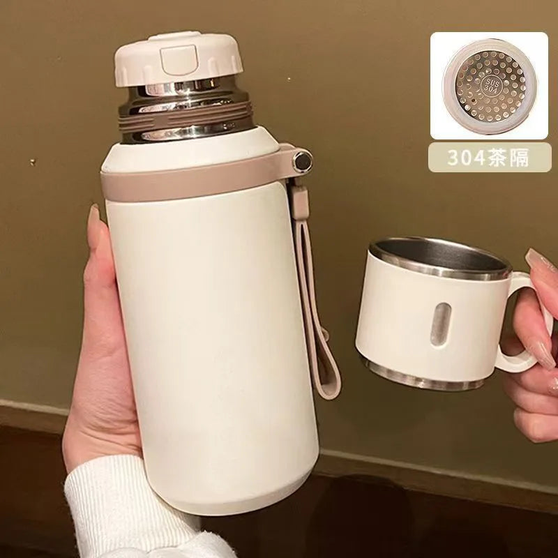 Gobelet portatif isotherme sous vide en acier inoxydable pour activités de plein air