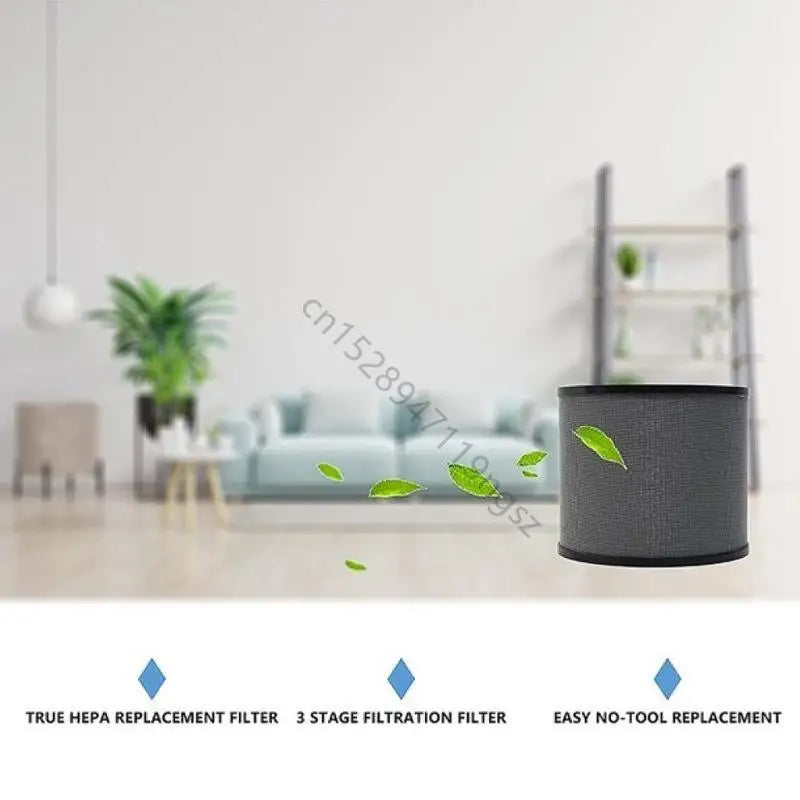 2x Filtre de purificateur d'air Filtre de remplacement HEPA à haute efficacité au charbon actif