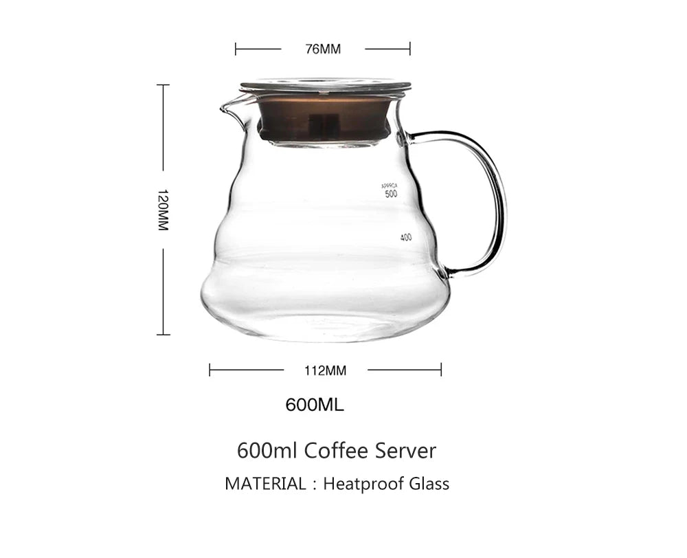 Coffret Cadeau Café de Luxe Moulin Cafetière à Main Filtre Goutte à Goutte en Verre Café Domestique