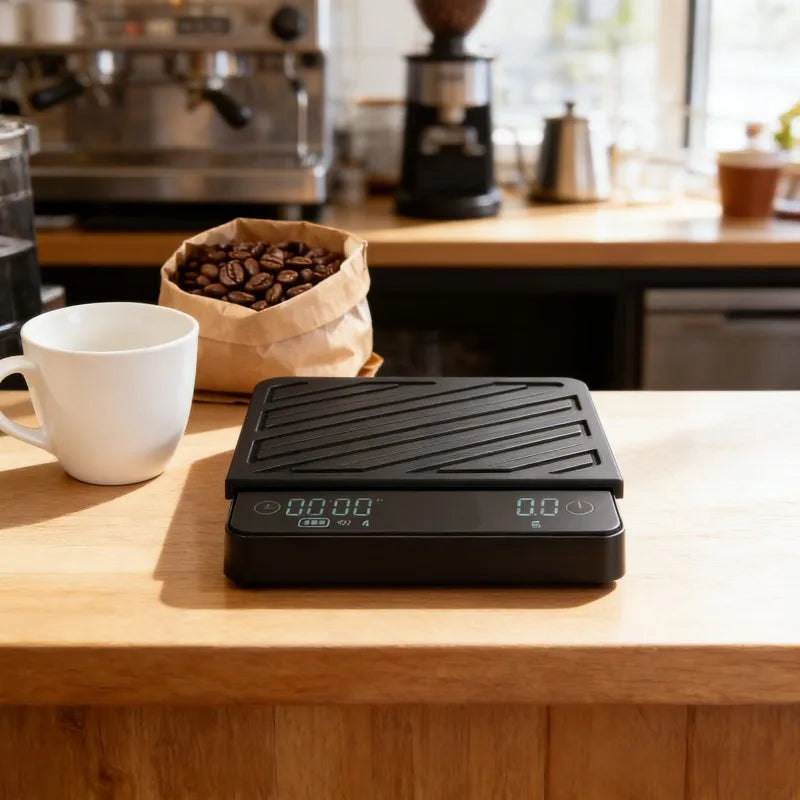 Balance à café intelligente avec surveillance du débit, balance numérique pour espresso